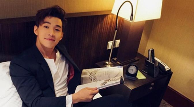 Henry ‘Super Junior’ atau Henry Lau merupakan salah satu personil boyband ‘Super Junior’, yang merupakan kelahiran Toronto, Kanada, pada tahun 1989. (Instagram/henryl89)