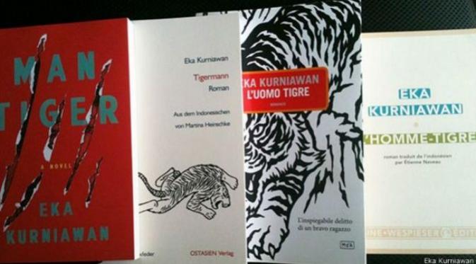Novel-novel Eka Kurniawan telah diterjemahkan dalam berbagai bahasa. Foto: Eka Kurniawan