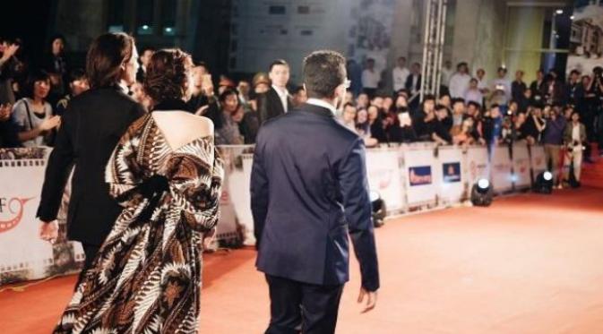 Bunga Citra Lestari (BCL) dan Ashraf Sinclair di Festival Film Internasional Hanoi 2016. (Instagram - @bclsinclair)