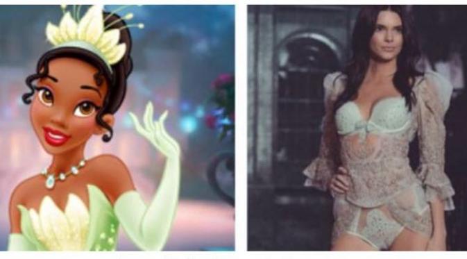 Kardashian-Jenner bersaudara menjadi Putri Disney