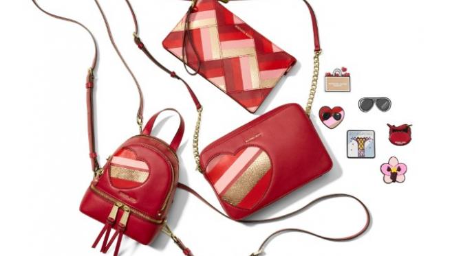 Koleksi tiga tas terbatas Michael Kors dalam rangka pembukaan flagship store di Singapura