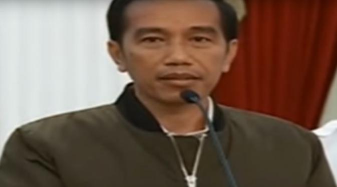 Penampakan Jaket yang dipakai Presiden Jokowi (Source: YouTube)