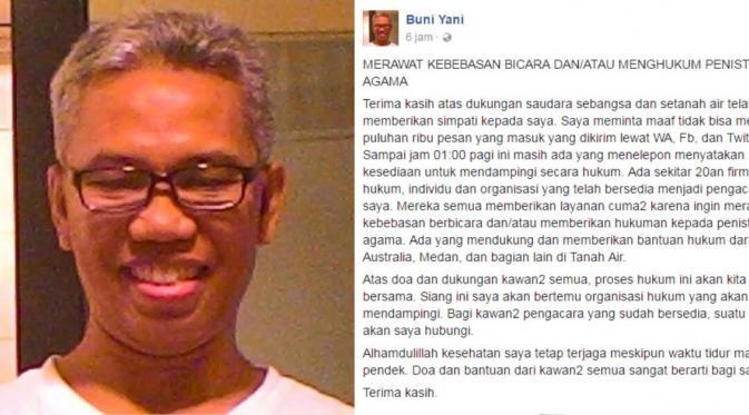 Menyulut Kemarahan Publik, Buni Yani Berpotensi Jadi Tersangka. (Foto: Facebook)