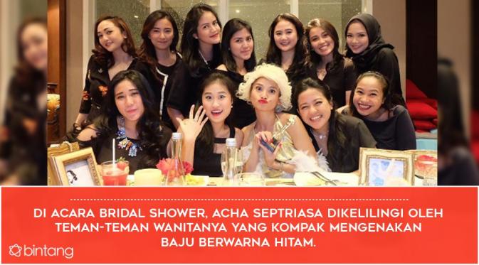 Sederet Potret Bridal Shower Acha Septriasa. (Foto: Instagram/@septriasaacha, Desain: Nurman Abdul Hakim/Bintang.com)