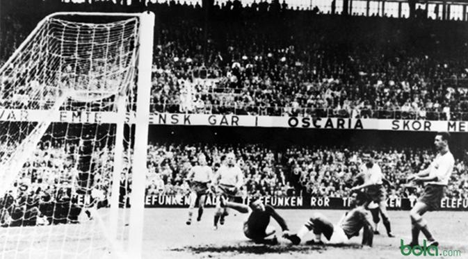 Brasil pada Piala Dunia 1958.