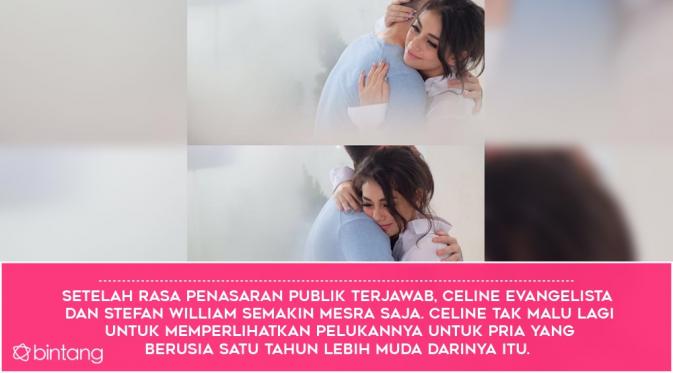 Sederet Potret Pelukan Intim Celine Evangelista - Stefan Willliam. (Foto: Instagram/@stefannwilliam, Desain: Nurman Abdul Hakim/Bintang.com)