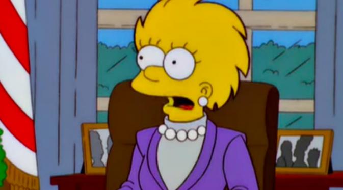 Karakter Lisa dalam The Simpsons. (slate.com)