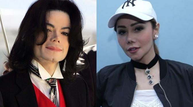 Femmy Permatasari disebut mirip Michael Jackson. (Bintang.com)