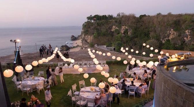 Bracha Balangan, lokasi pernikahan Celine Evangelista dan Stefan William. ( via ohana.wedding)