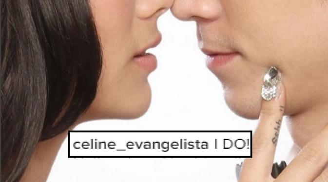 Stefan William dan Celine Evangelista (Source: Instagram.com/celine_evangelista)