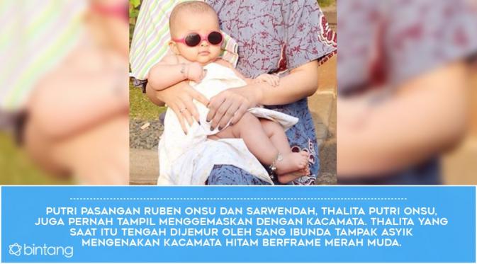 Potret Menggemaskan 5 Bayi Selebriti dengan Kacamata. (Desain: Nurman Abdul Hakim/Bintang.com)