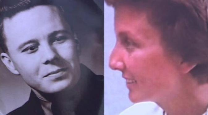 David Moakes dan Andre Helen, 65 tahun lalu. (Foto: bbc.com)