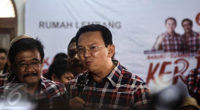 Hari ini, Rabu (16/11/2016), Gubernur DKI Jakarta (nonaktif) Basuki Tjahaja Purnama alias Ahok ditetapkan sebagai tersangka. (Liputan6.com/Faizal Fanani)