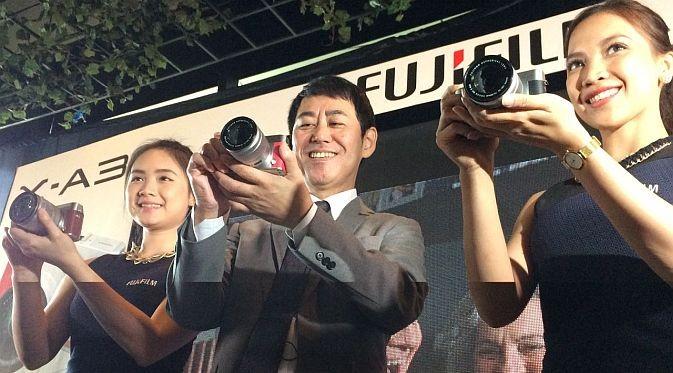 Peluncuran kamera Fujifilm mirrorless X-A3 (Foto: Andina Librianty / LIputan6.com)
