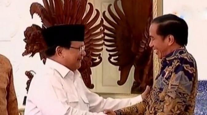Presiden Jokowi bertemu Prabowo Subianto untuk kedua kalinya
