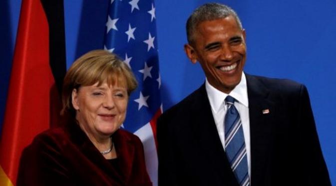 Obama dan Merkel