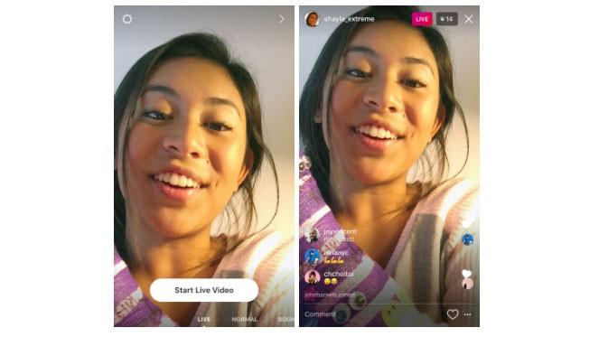 Instagram Stories kini punya fitur Live untuk video (Foto: Ist)