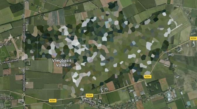 Penampakan Volkel Air Base di Belanda pada Google Maps (Sumber: Google Maps)