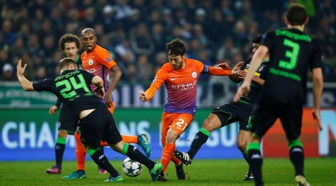 Borussia Monchengladbach Vs Manchester City (Reuters/Wolfgang Rattay)