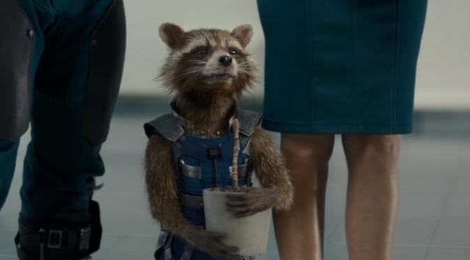 Rocket Raccoon di Guardians of the Galaxy. (Via: ScreenRant)