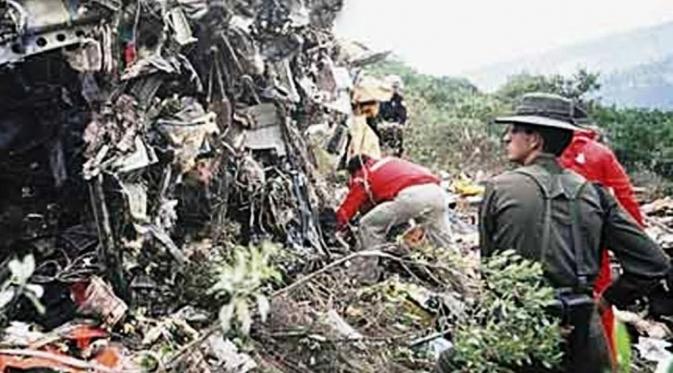 Kecelakaan Pesawat Avianca Boeing 727-200 di Kolombia (wlth)