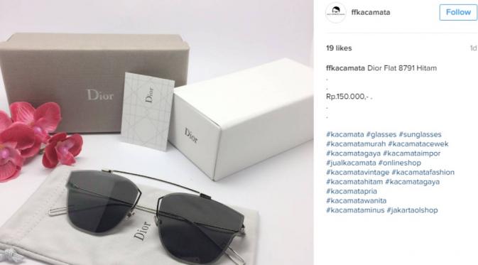 Mau tampil kece dengan kacamata dengan harga terjangkau? Intip saja di sini. (via: Instagram/@ffkacamata)