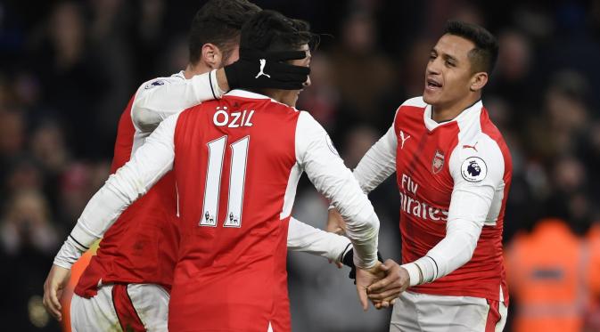 Arsenal menang 3-1 atas Bournemouth. (Reuters / Toby Melville)