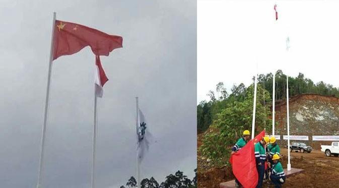 Inilah komentar netizen ketika banyak foto dan video soal bendera Tiongkok yang berkibar di Halmahera Selatan beredar di media sosial. (Istimewa)