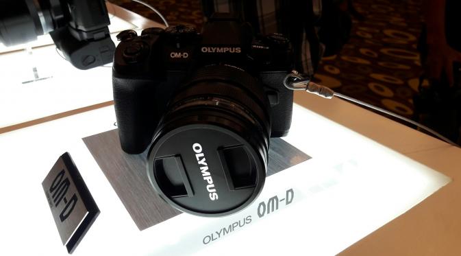 Kamera Olympus OM-D E-M1 Mark II resmi diluncurkan di Indonesia pada Kamis (1/12/2016). (Liputan6.com/Agustinus Mario Damar)