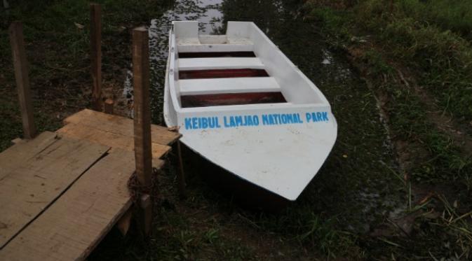Taman Nasional Keibul Lamjao. (Liputan6.com/Alexander Lumbantobing)