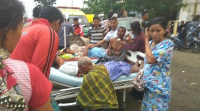 Kabupaten Pidie Jaya Aceh setelah diguncang gempa 6,4 SR, Rabu (7/12) pagi. (Istimewa)