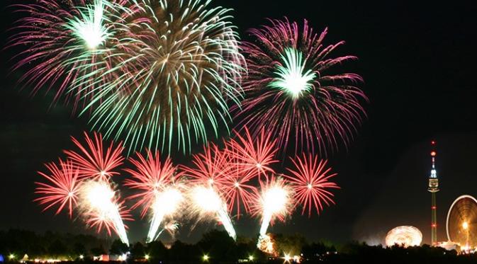 Pesta kembang api tahun baru di Wina. Foto: Tripadvisor.