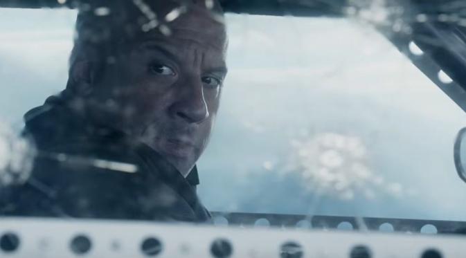 Vin Diesel dalam The Fate of the Furious atau Fast and Furious 8. (Universal)