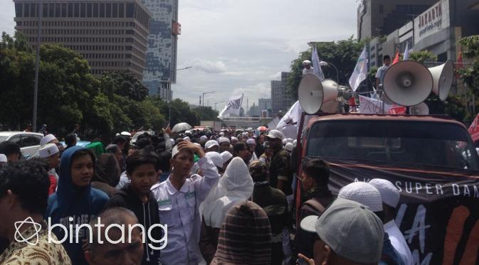 Suasana di luar gedung bekas PN Jakarta Pusat. (Dadan Permana/Bintang.com)