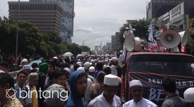 Suasana di luar gedung bekas PN Jakarta Pusat. (Dadan Permana/Bintang.com)