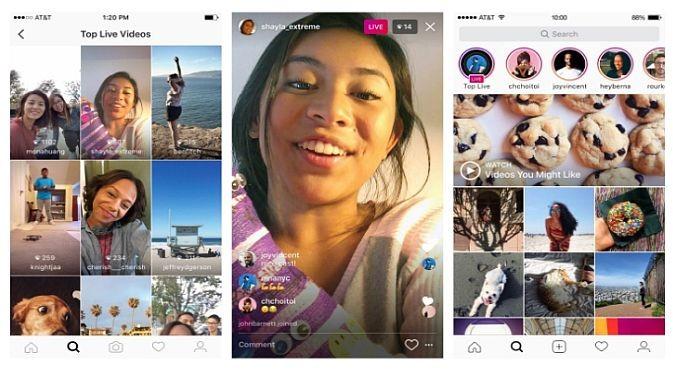 Instagram pada Senin, 12 Desember 2016, waktu setempat, memulai debut video live di Instagram Stories untuk pengguna di AS (Foto: techcrunch.com)