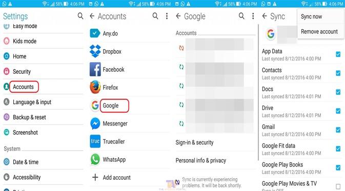 Menghapus dan Mengganti Akun Gmail di Perangkat Android. /M Sufyan Abdurrahman