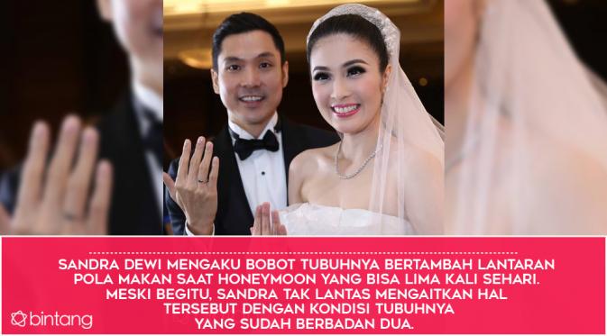 Kehidupan Sandra Dewi Pasca Sebulan Menyandang Status Istri. (Foto: Nurwahyunan, Desain: Nurman Abdul Hakim/Bintang.com)