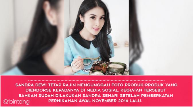 Kehidupan Sandra Dewi Pasca Sebulan Menyandang Status Istri. (Foto: Instagram/@sandradewi88, Desain: Nurman Abdul Hakim/Bintang.com)