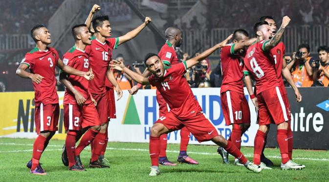 Indonesia berhasil mengalahkan Thailand di leg pertama final Piala AFF 2016 (AFF)