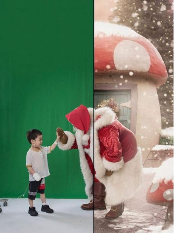 Pasien dan Santa Claus. (Via: boredpanda.com)