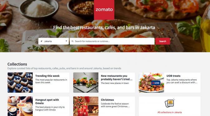 Anda dapat dengan mudah mencari referensi kuliner dan langsung memesannya dengan menggunakan aplikasi  Zomato bersama Uber dan sosial media.