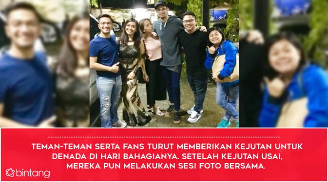 Kejutan Cinta Ihsan Tarore di Hari Ulang Tahun Denada . (Foto: Instagram/ihsantarore, Desain: Nurman Abdul Hakim/Bintang.com)