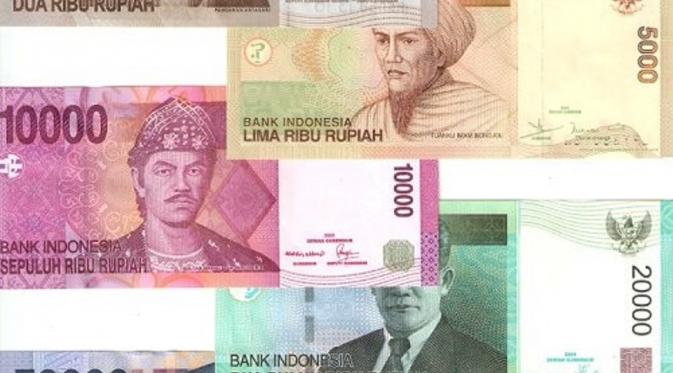 Uang rupiah di Indonesia. (Latitude Media)