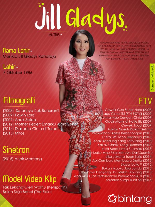 Celeb Bio Jill Gladys (Fotografer: Adrian Putra, Busana: @glatik.id, Desain: Nurman abdul Hakim/Bintang.com)