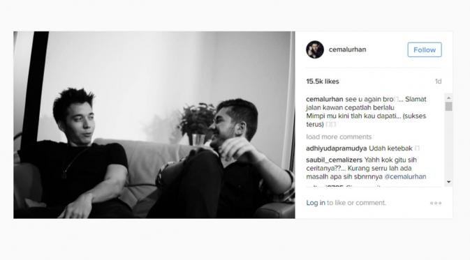 Kebersamaan Stefan William dan Camel Faruk. (Instagram/cemalurhan)