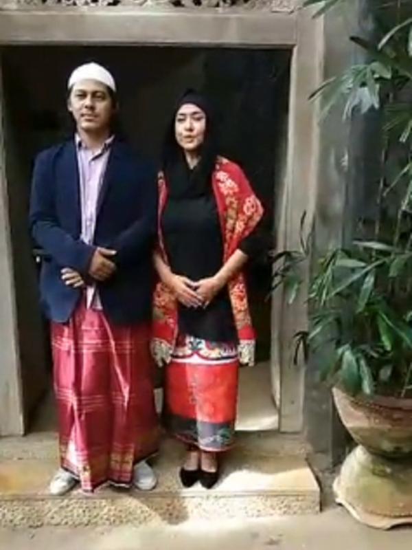 Detik-detik pernikahan Ria Irawan (Facebook)