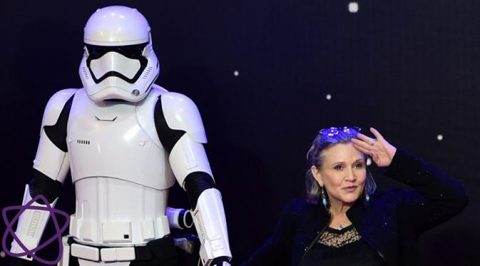 Carrie Fisher mengalami serangan jantung saat berada dalam penerbangan dari London menuju Los Angeles. (AFP/Bintang.com)