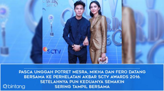 Cinta Kilat Fero Walandouw dan Mikha Tambayong  (Foto: Adrian Putra, Desain: Nurman Abdul Hakim/Bintang.com)
