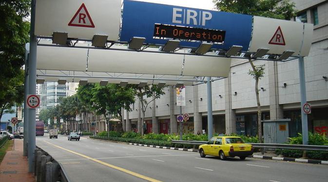 Gerbang ERP di Singapura (Wikipedia)